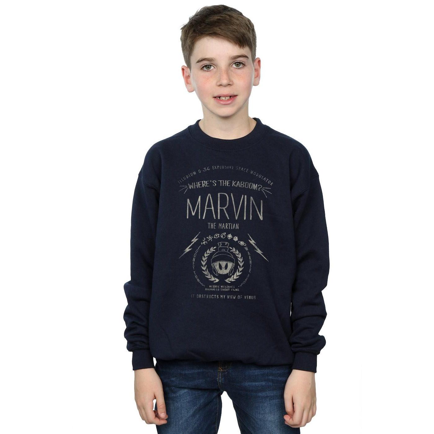 LOONEY TUNES  Marvin The Martian Where´s The Kaboom Sweatshirt 