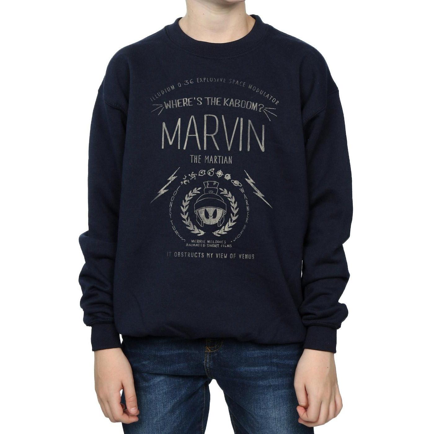 LOONEY TUNES  Marvin The Martian Where´s The Kaboom Sweatshirt 