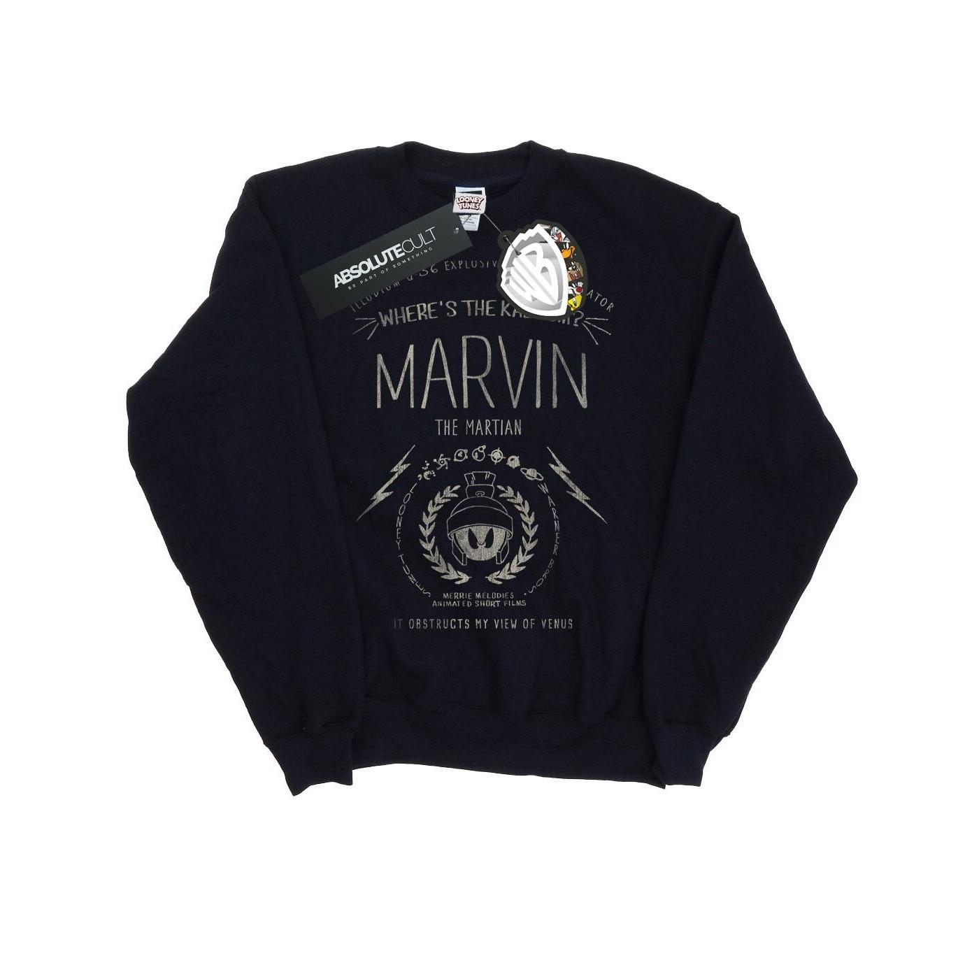 LOONEY TUNES  Marvin The Martian Where´s The Kaboom Sweatshirt 