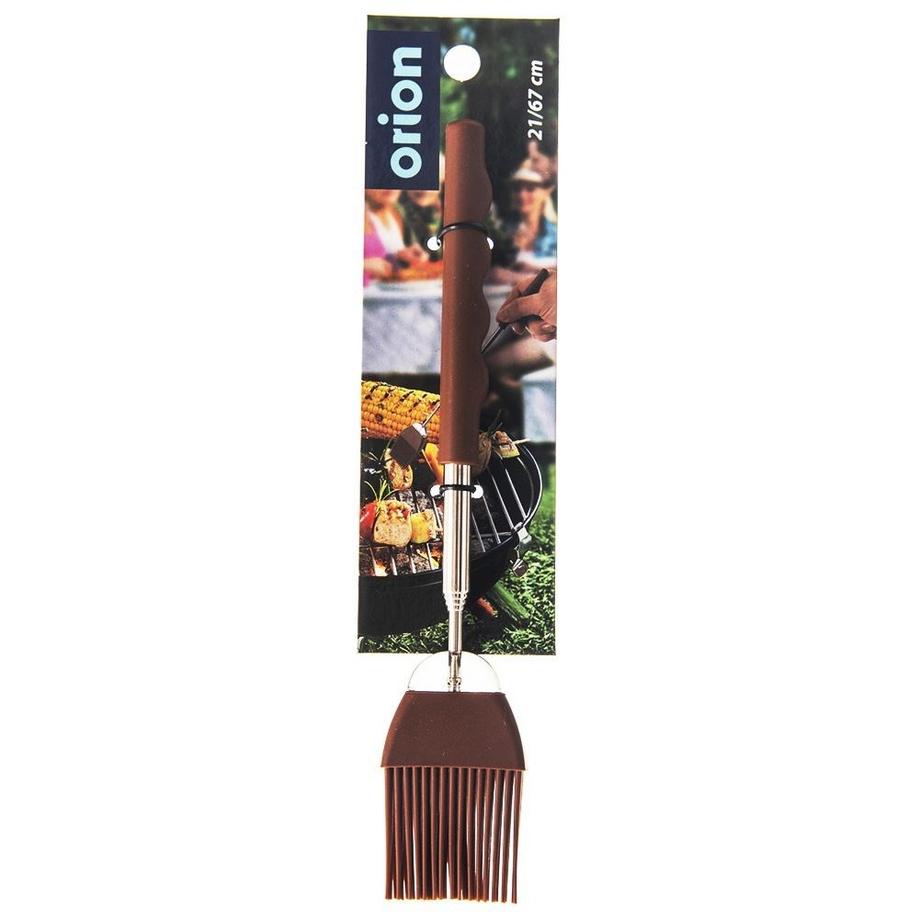 Orion  Brosse de cuisine avec manche télescopique pour griller et pâtisserie 