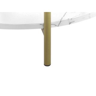 Beliani Table d'appoint en MDF Moderne REVA  