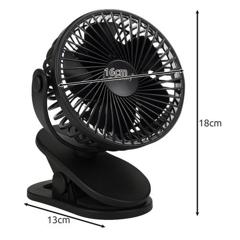 Ruhhy Ventilateur sans fil noir Ruhhy 25567  