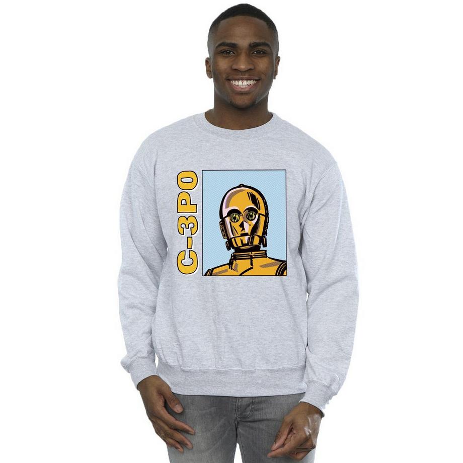 STAR WARS C-3PO Grafik-Print Sweatshirt  