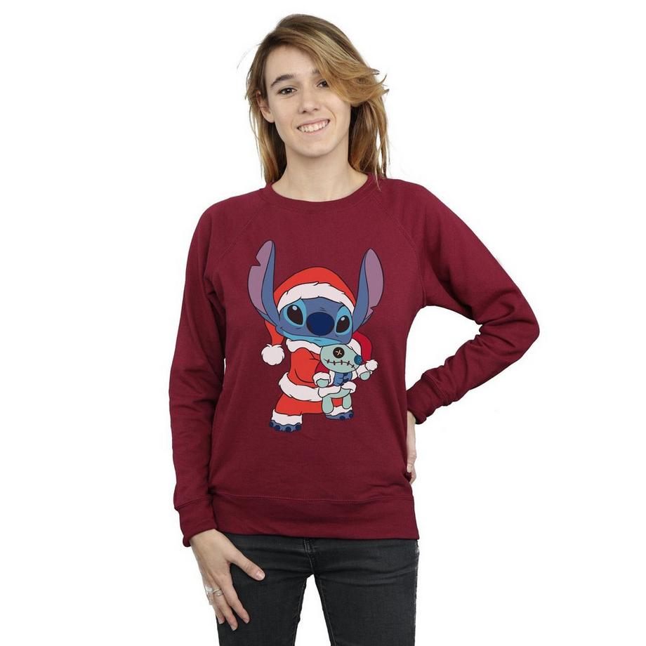 Disney Stitch Christmas Santa Sweatshirt  