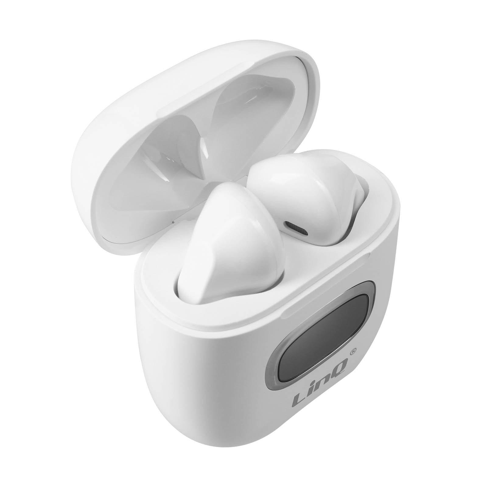 Avizar  Auricolari Bluetooth LinQ bianco 