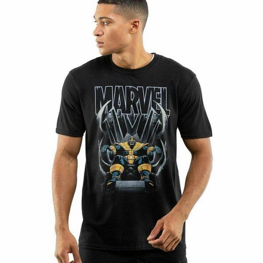 MARVEL Thanos Trono T-Shirt Grafica  
