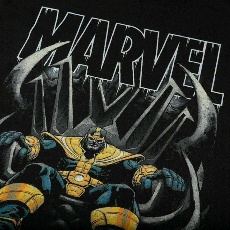MARVEL Thanos Trono T-Shirt Grafica  