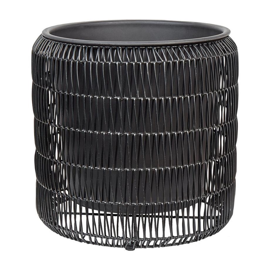 Beliani Lot de 2 pots de fleurs en Polyrotin Rustique BRODIEA  