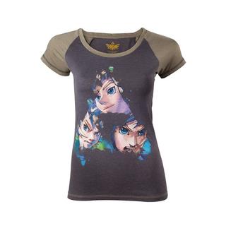 Bioworld Zelda Triforce T-Shirt Maniche Corte  