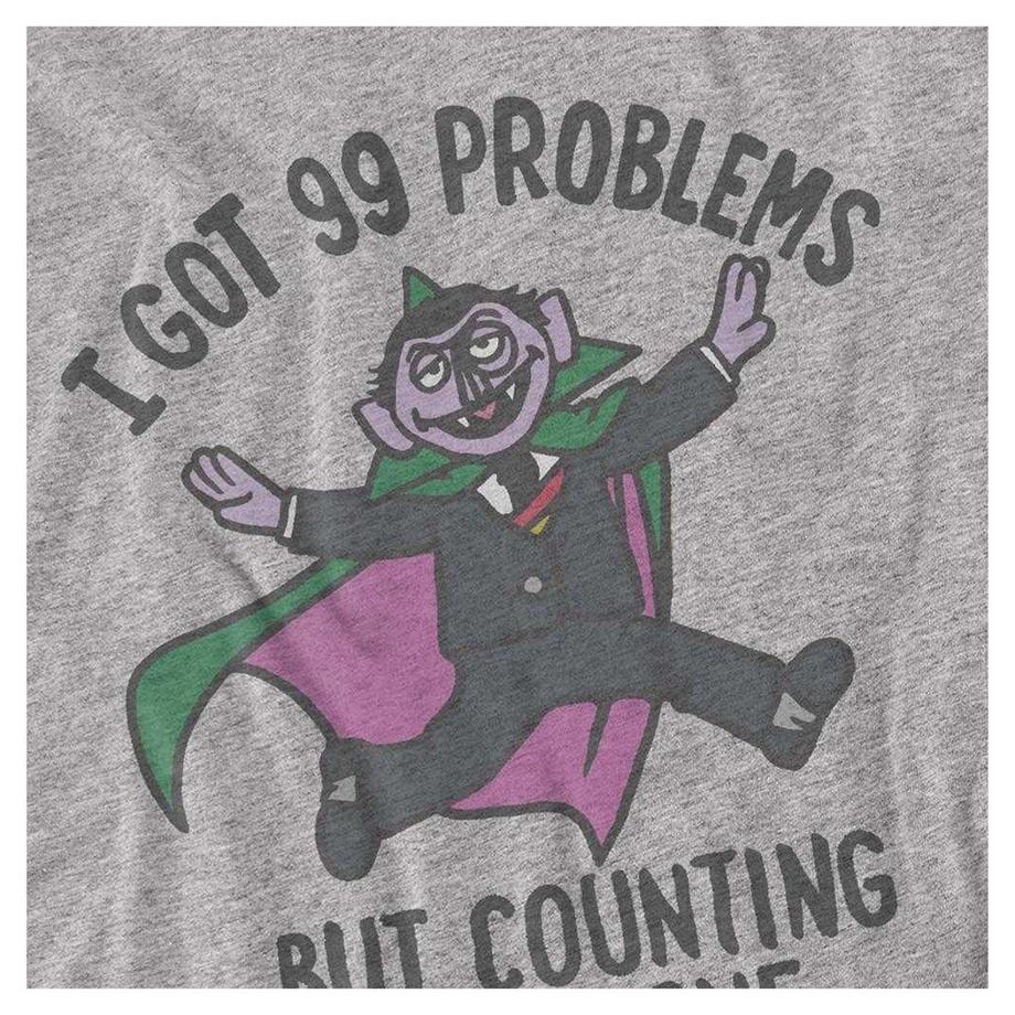 Sesame Street T-Shirt à Manches Longues Problems  