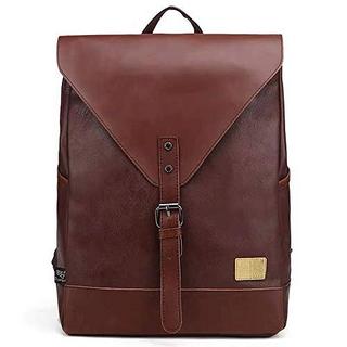 Only-bags.store Retro PU Leder Vintage Rucksack 14 Zoll  