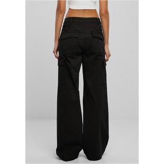 URBAN CLASSICS Pantalon Cargo Taille Haute Jambe Large  