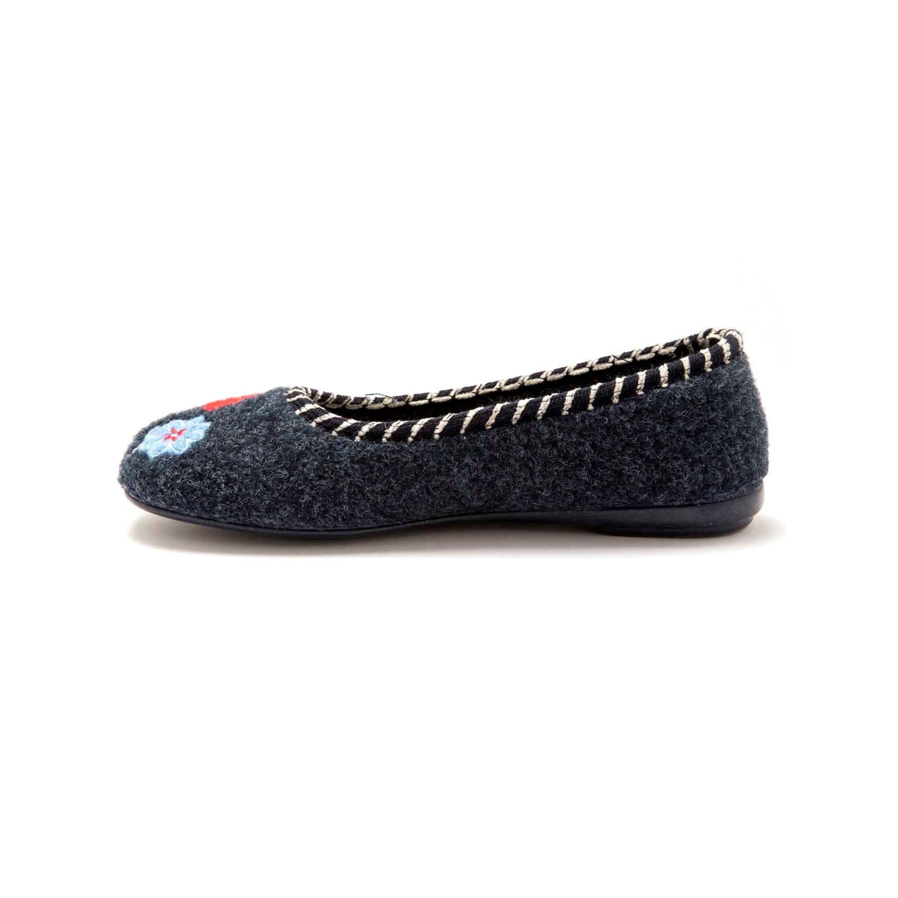 Pédiconfort  ballerines brodées 