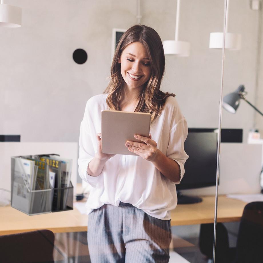 B2X Raccoglitore di riviste con 2 scomparti  