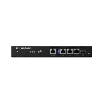 EdgeRouter 4 router cablato Gigabit Ethernet Nero