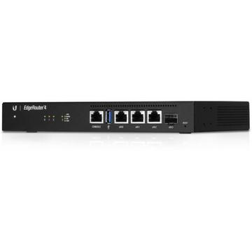 EdgeRouter 4 router cablato Gigabit Ethernet Nero