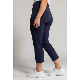 Ulla Popken  Pantaloni funzionali a 7/8 ad asciugatura rapida con cintura comoda 