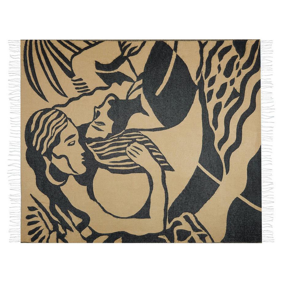 Beliani KUDIYA Coperta in Acrilico Boho  