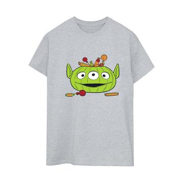 Alien Pumpkin Basket TShirt  Halloween