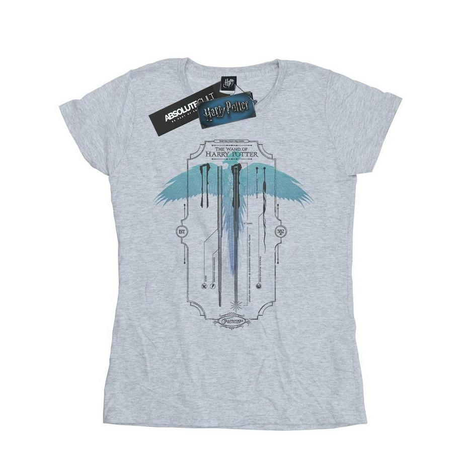Harry Potter Bacchetta Stampa T-Shirt  