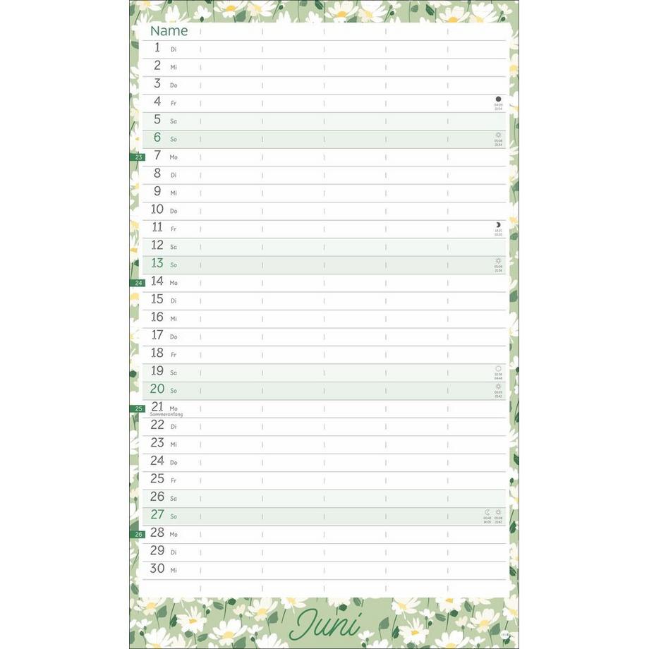 Heye Familienplaner Flower Time  