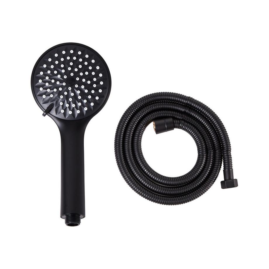 Beliani Duschkopf mit Schlauch aus ABS (robuster Kunststoff) Klassisch TARMA  