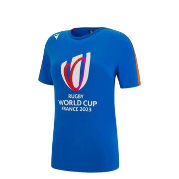 t-shirt da bambina in policotone rwc francia 2023