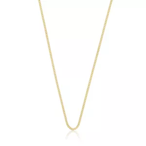 Collier Panzer Gelbgold 375, 1.4mm, 60cm