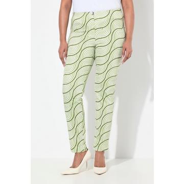 Pantaloni dal taglio aderente con stampa grafica e cintura elastica