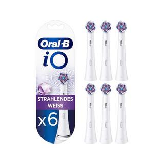 Oral-B iO  Testine bianche brillanti, set da 6 