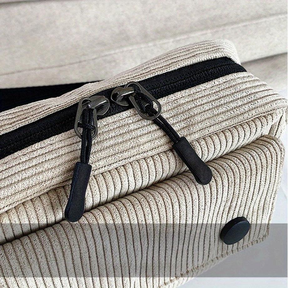 Only-bags.store Mini Crossbody Tasche mit Cordstoff Optik  