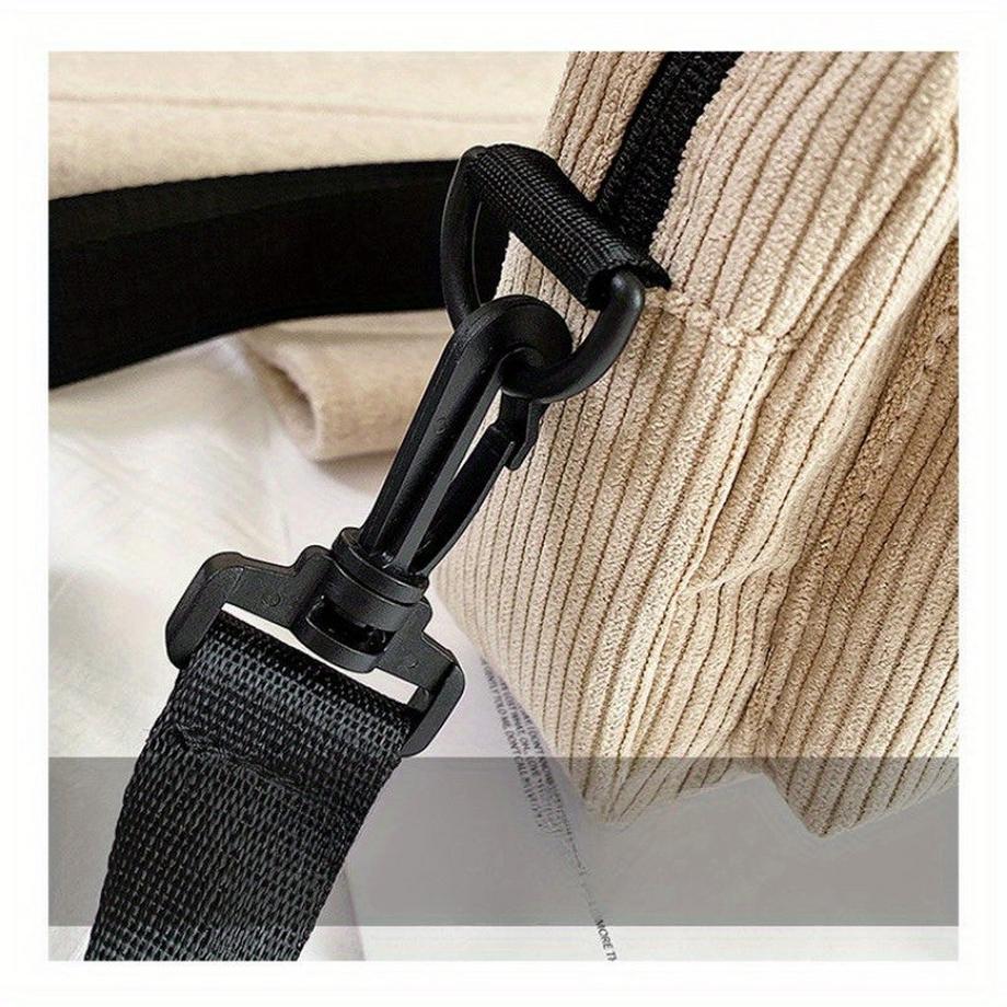 Only-bags.store Mini Crossbody Tasche mit Cordstoff Optik  