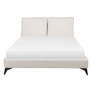 Beliani Letto con rete a doghe en Ciniglia Glamour MELLE  