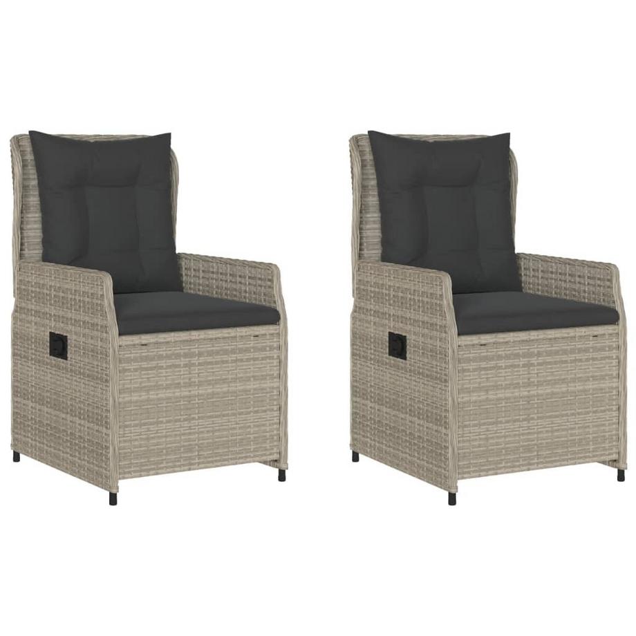 Gartensessel verstellbar poly-rattan