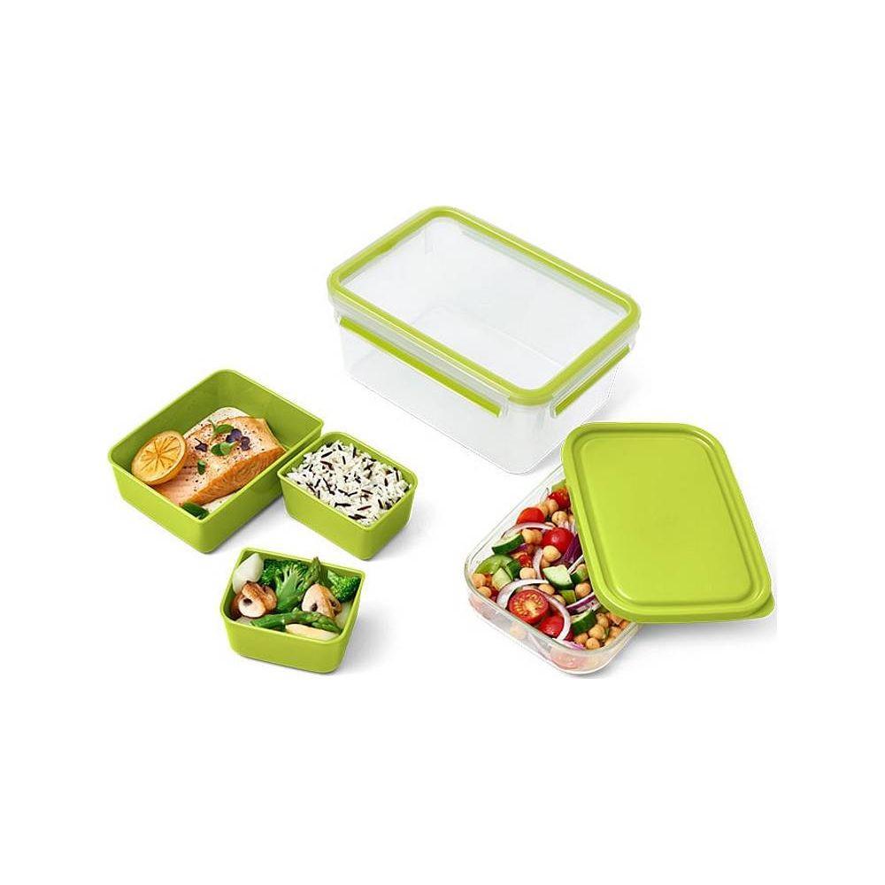 emsa  EMSA CLIP & GO XL Contenitore per il pranzo 2,3 L Verde, Trasparente 1 pz 