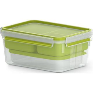 emsa  EMSA CLIP & GO XL Contenitore per il pranzo 2,3 L Verde, Trasparente 1 pz 