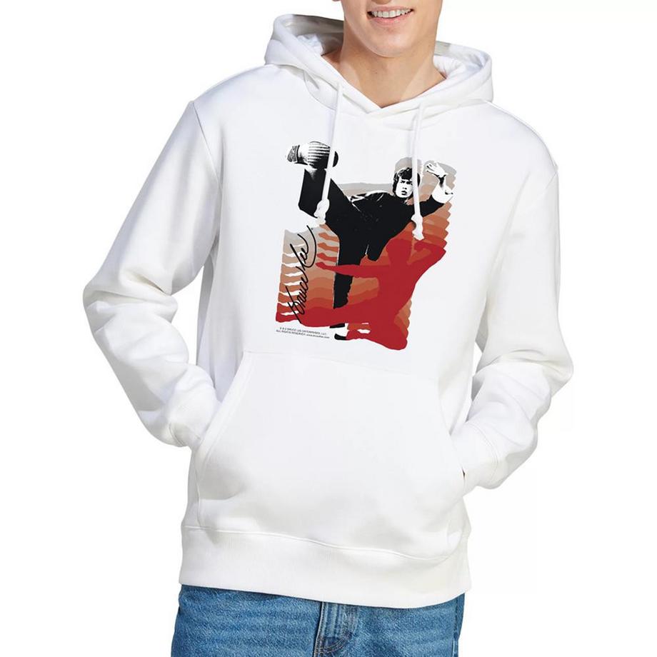 Bruce Lee Kick It Felpa Con Cappuccio  