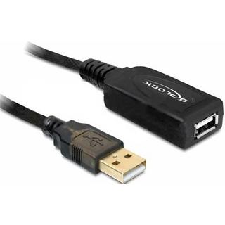 DeLock  15m USB 2.0 USB Kabel Schwarz 