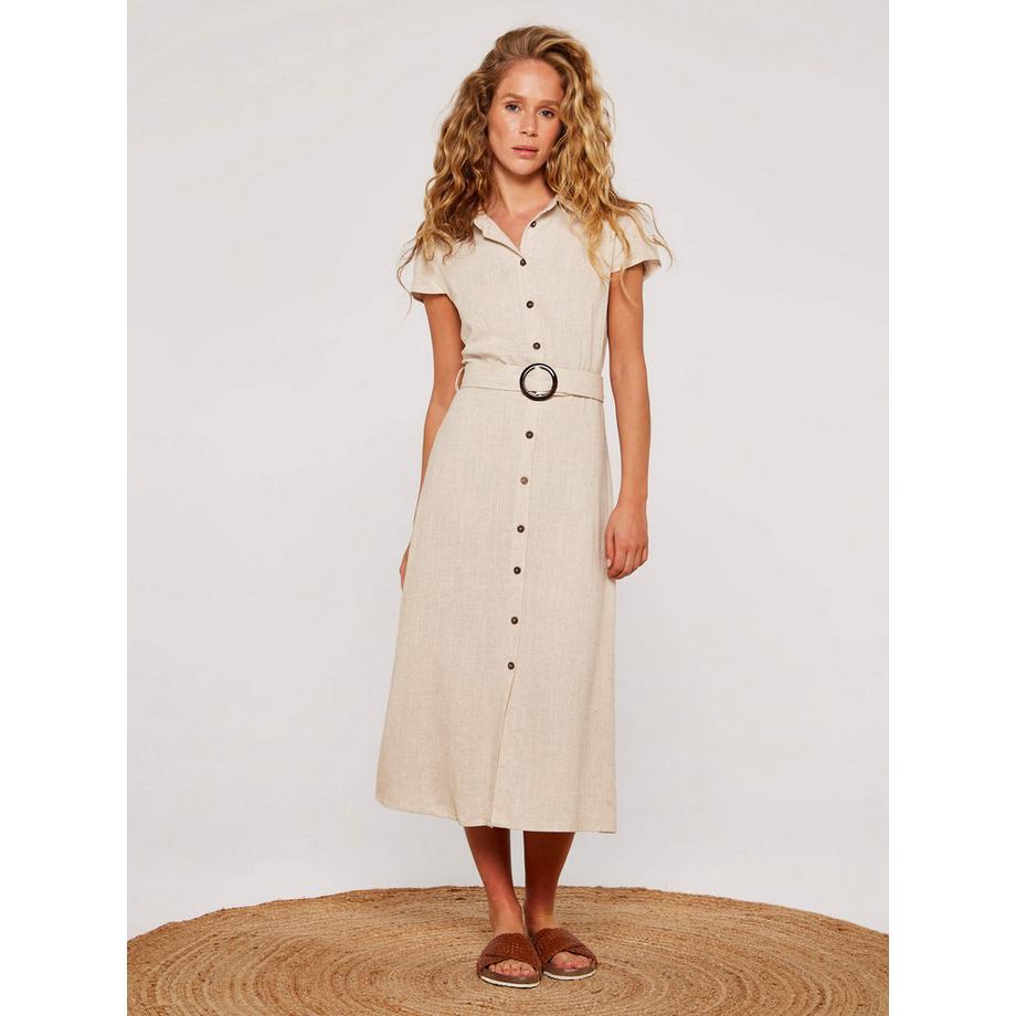 Vintage-Knopfkleid