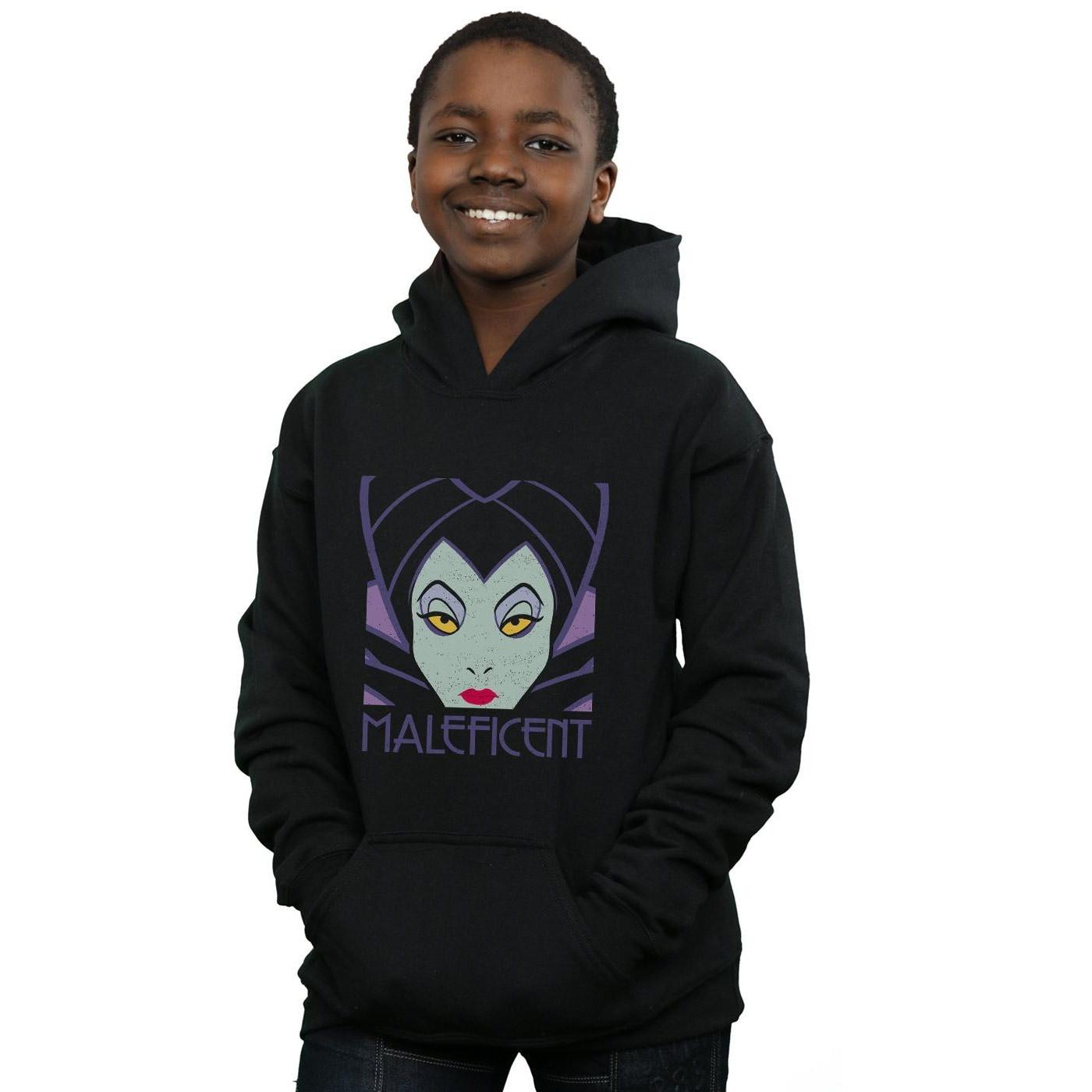 Disney  Maleficent Cropped Head Kapuzenpullover 