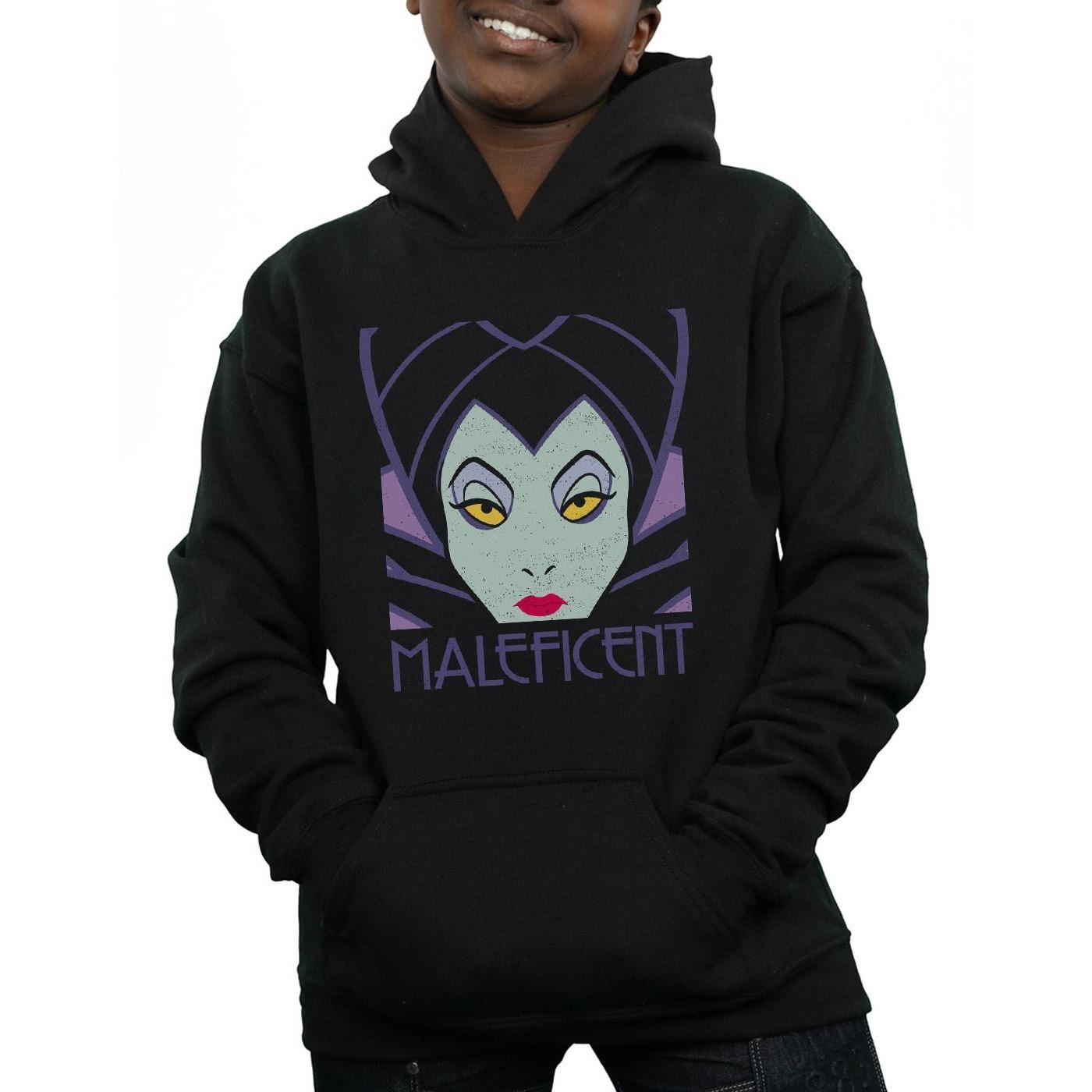 Disney  Sweat à capuche MALEFICENT CROPPED HEAD 