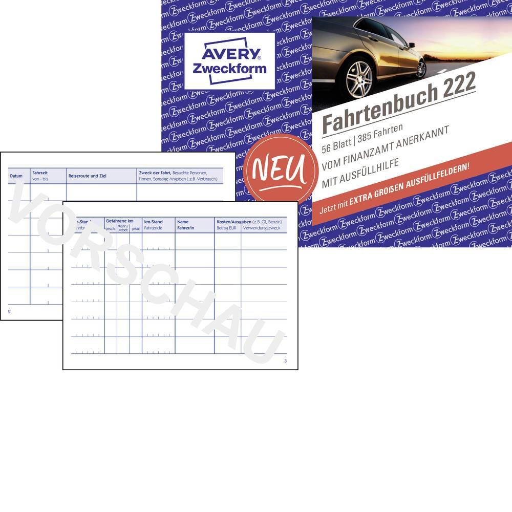 Avery-Zweckform  Avery Zweckform Fahrtenbuch, A6 quer 