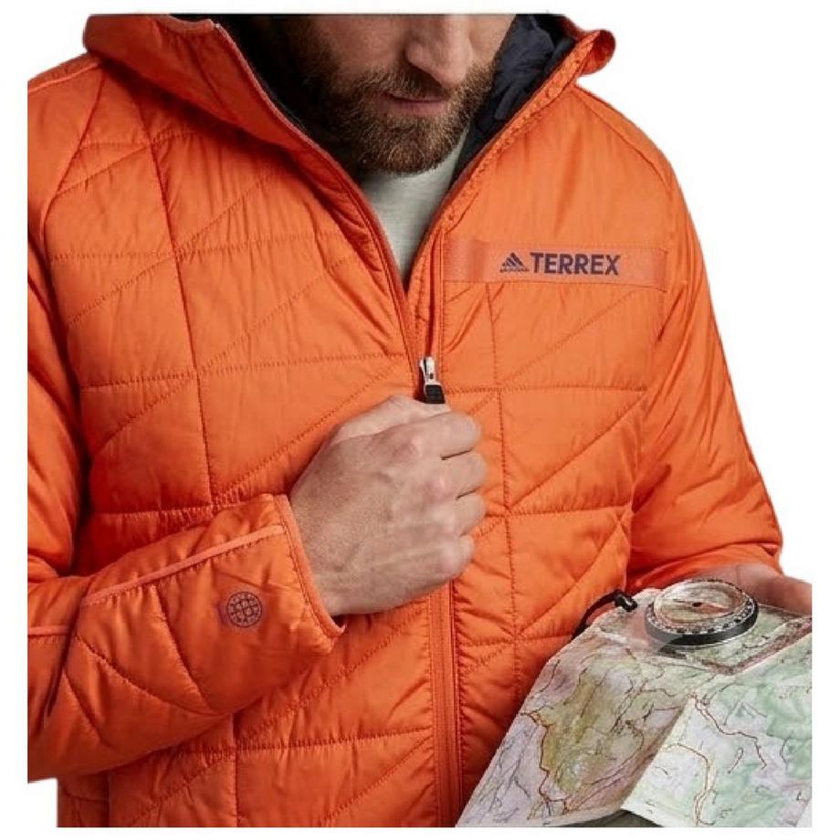 adidas Gesteppte Jacke mit Kapuze  