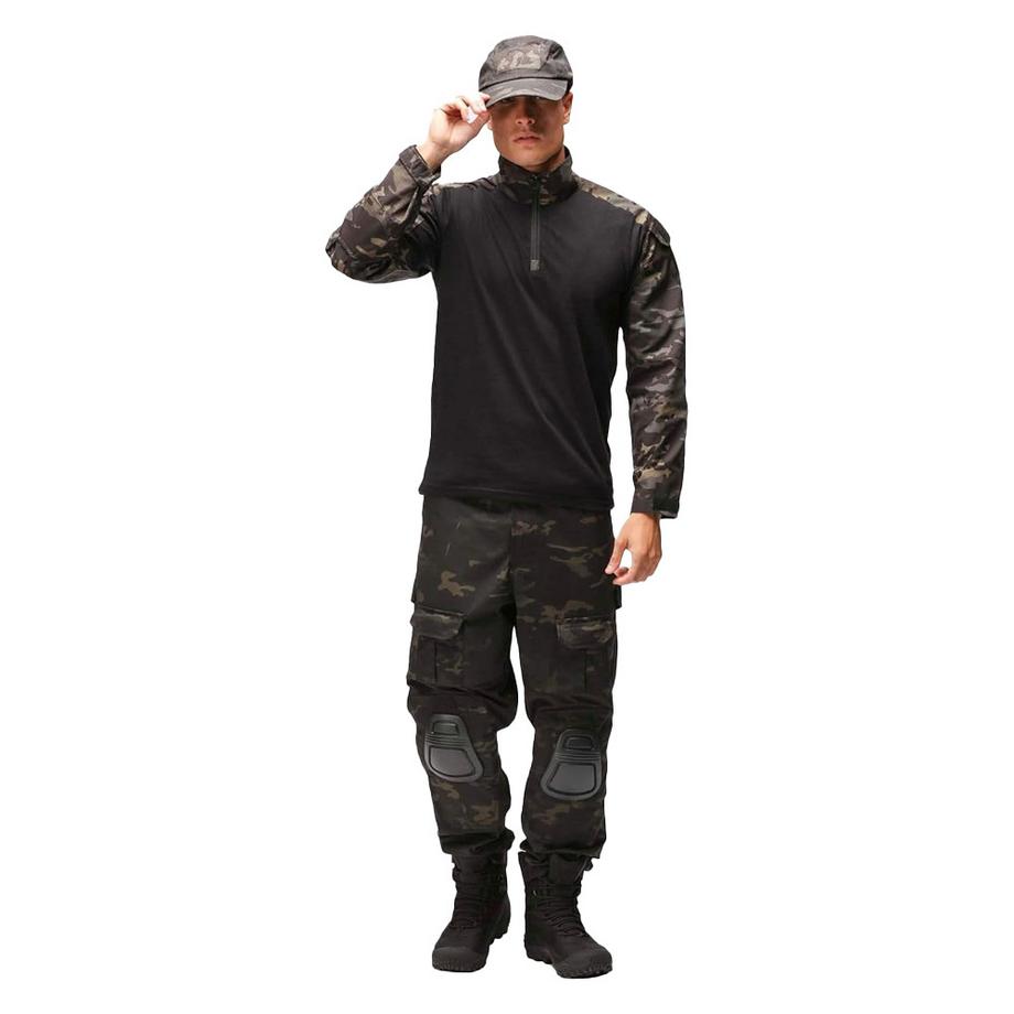 Viper Maglietta Manica Lunga Special Ops con Cerniera Ad Un Quarto  