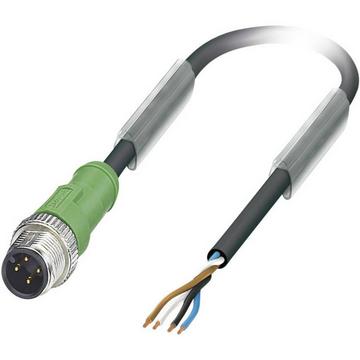 Sensor-/Aktor-Steckverbinder, konfektioniert M12 Stecker, gerade 10.00 m Polzahl: 4 1 St.