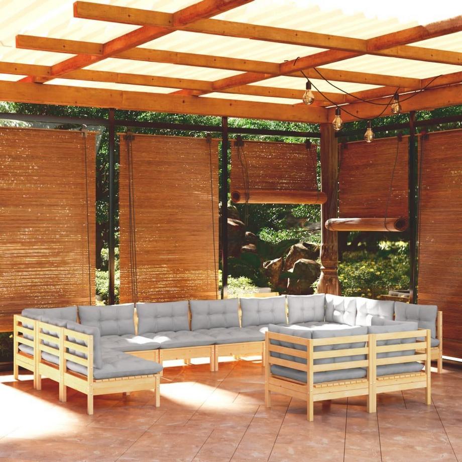 VidaXL Garten-lounge-set kiefernholz  