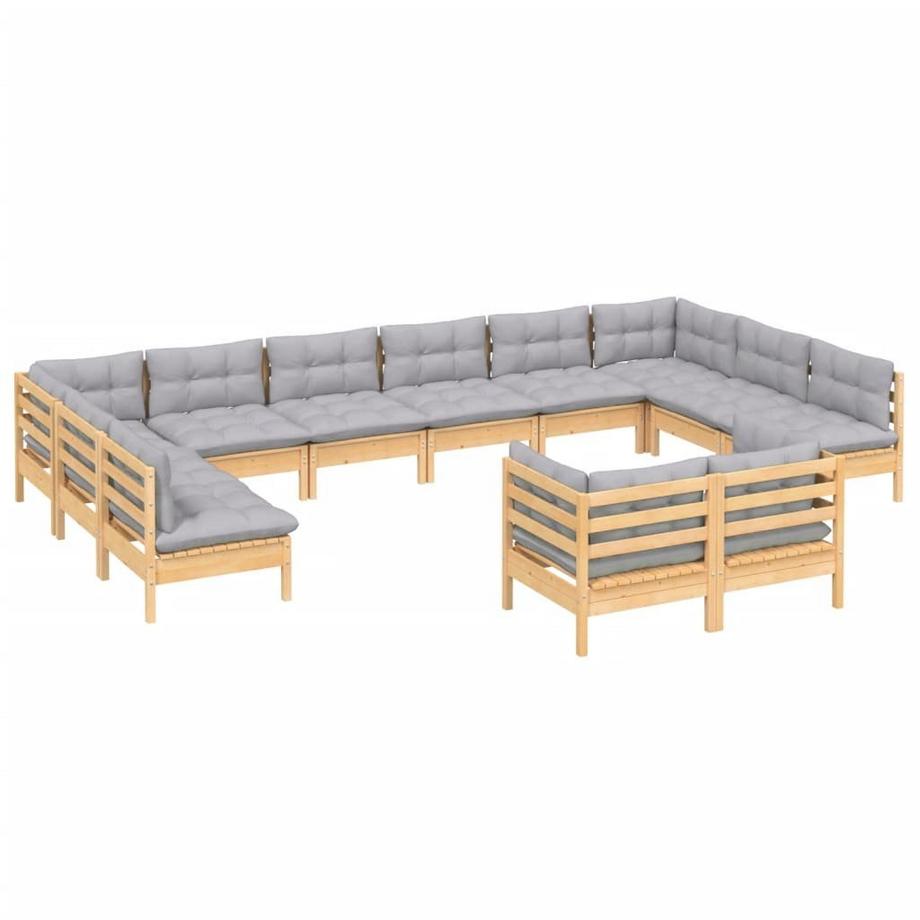 VidaXL Garten-lounge-set kiefernholz  