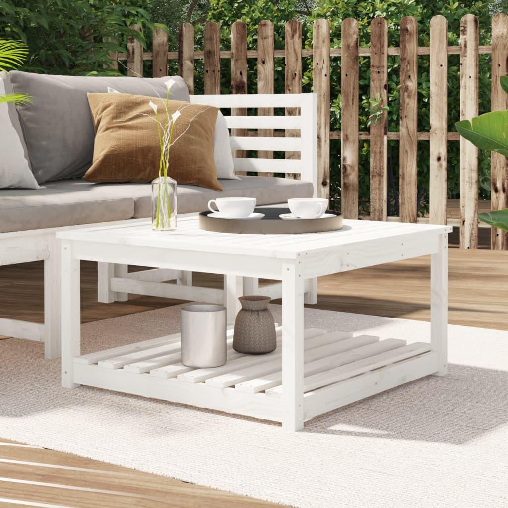 VidaXL Table de jardin bois de pin  