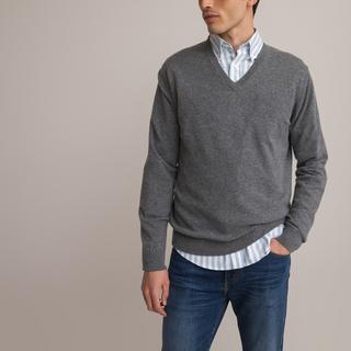 La Redoute Collections  V-Pullover aus Kaschmir 