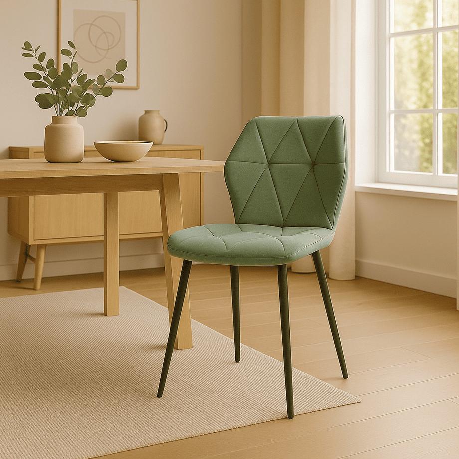 Calicosy Lot de 4 chaises LUNA  